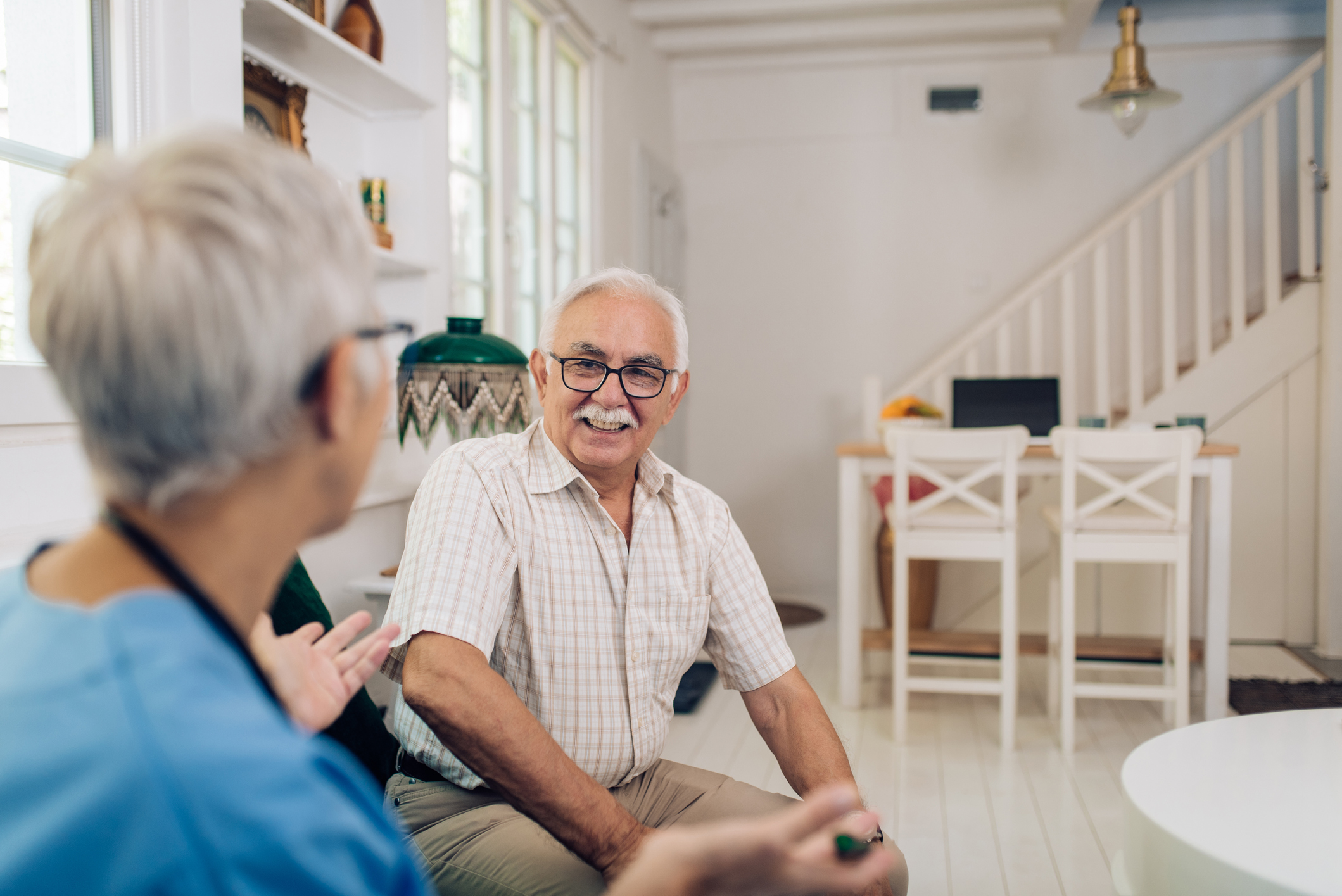: An in-home care consultation can bring peace of mind when taking care of elderly parents.